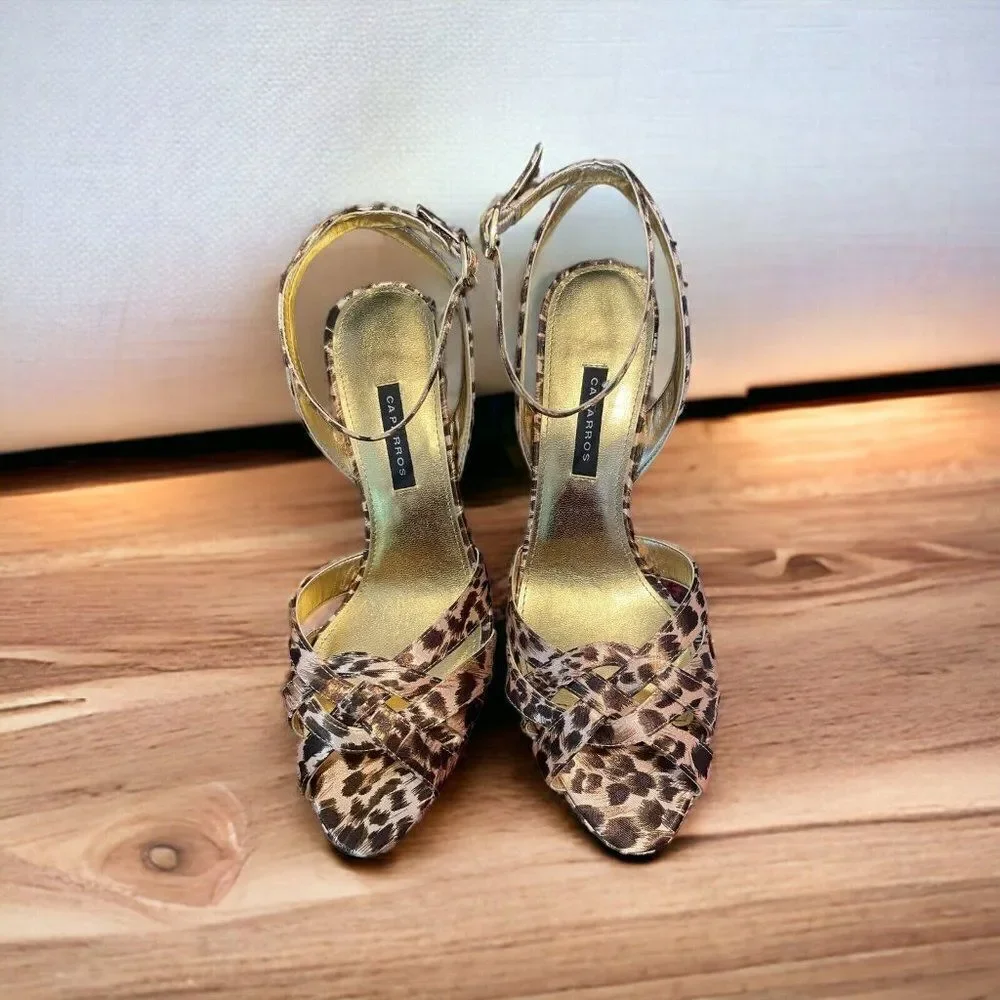 NIB Caparros Women's Makai Platform Sandal 7.5 Leopard print - Picture 8 of 10